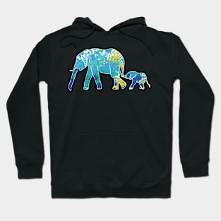 Cool Elephant Colorful Tribal T-shirt Hoodie